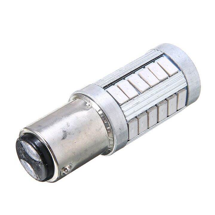 สำหรับไฟรถยนต์4ชิ้น1157-bay15d-33smd-12v-ไฟเบรครถยนต์ไฟสัญญาณรถหลังสีแดงถอยหลังโคมไฟ-led-หางไฟหยุด-mayitr