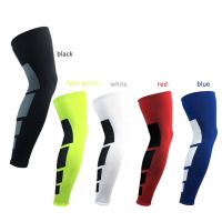 【CW】 1PCS Silicone Antiskid Knee Support Breathable Compression Brace Protector Sport Basketball Leg Sleeve ！