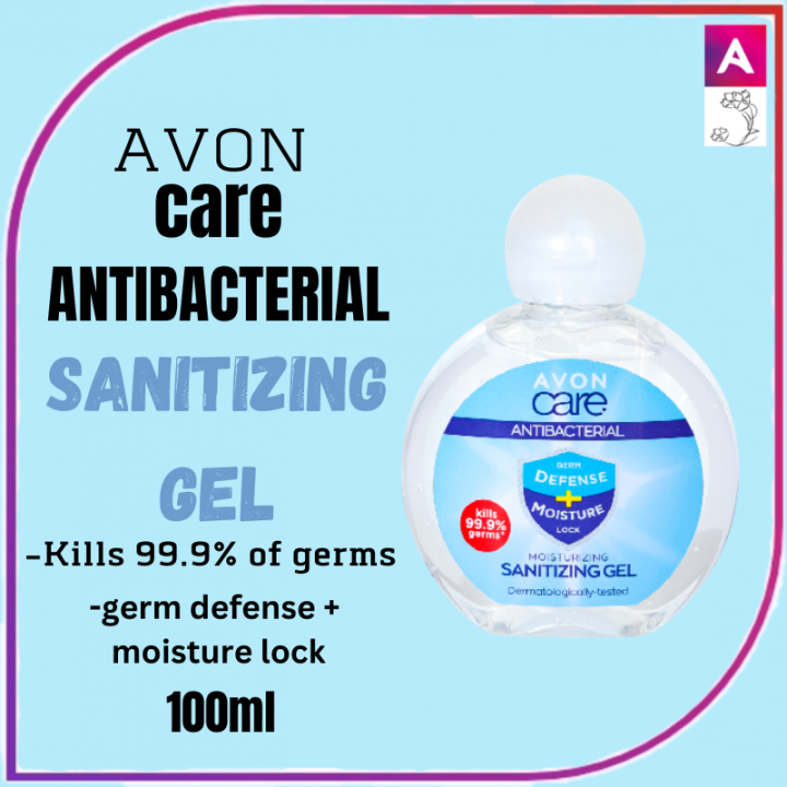 AVON CARE Antibacterial ETHYL SANITIZING GEL Germ Defense + Moisture ...