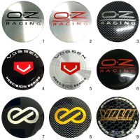 Style 4PC 65MM  CAR Wheel Center Cap Emblem Sticker for vossen rays enkei  OZ