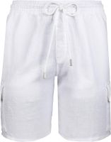 Vilebrequin Men Linen Bermuda Shorts Cargo Pockets