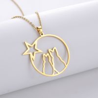 Stainless Steel Pendant Necklaces Jewelry Couple Necklace Stainless Steel - Hollow - Aliexpress