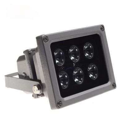 【New arrival】 AZISHN กล้องวงจรปิด LEDS IR Illuminator โคมไฟ6ชิ้นอาร์เรย์ Led IR กลางแจ้งกันน้ำ Night Vision กล้องวงจรปิดเติมสำหรับกล้องวงจรปิด