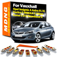 MDNG Canbus อัตโนมัติ LED ชุดไฟภายในสำหรับ Vauxhall Opel เครื่องราชอิสริยาภรณ์ A Astra H J K Vectra C MOKKA X Corsa C D E Grandland X อดัม