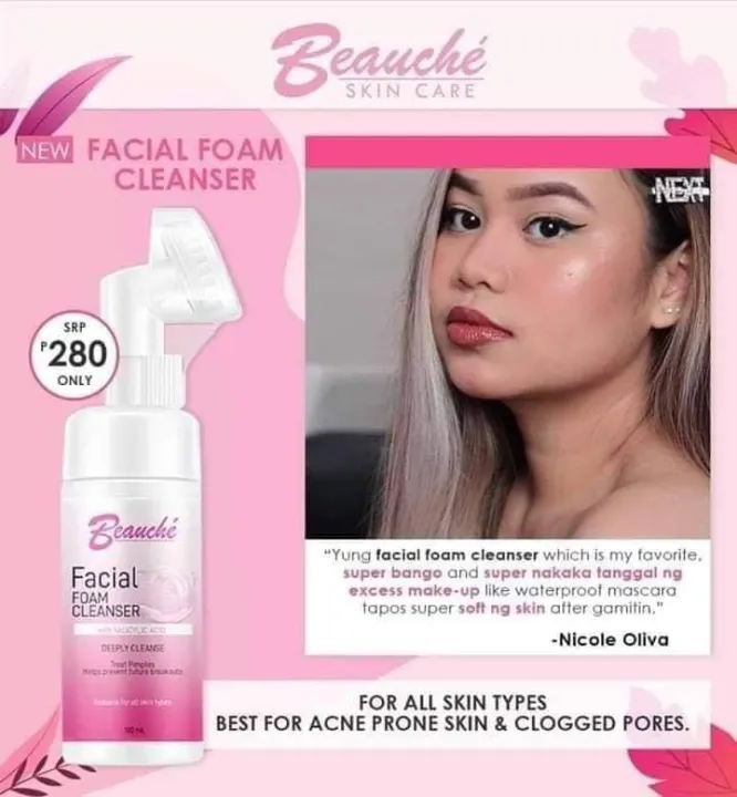 BEAUCHE FACIAL FOAM CLEANSER | with Salicylic Acid 100ml | Lazada PH