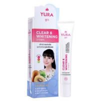 YURA Clear &amp; Whitening Cream 30g. ยูร่า เคลียร์ แอนด์ ไวท์เทนนิ่ง ครีม บำรุงผิวหน้ากระจ่างใส ผิวนุ่มชุ่มชื่น