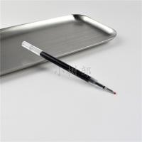 ต้นฉบับ MUJI gel pen aluminum hexagonal metal high-end automatic pencil oily ballpoint pen portable ruler