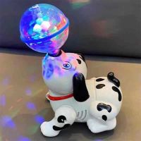 Children Electric Dance Dog Music Toys Robot Dog Toys Interactive Puppy Robot Pet Gifts for 3-9 Year Old Boys and Girls