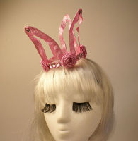 ? Pink Three-Dimensional Childrens Crown Hair Accessories Stage Runway Small Model Catwalk Performance Headdress Childrens Crown