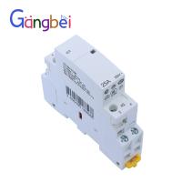 CT 2P 25A 220V/230V 50/60HZ ราง Din บ้าน Ac Contactor 2NO หรือ1NO 1NC