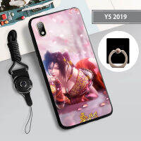 เคสสำหรับหัวเหว่ยนุ่ม Y5คลุมทั้งหมดเคสโทรศัพท์2022ฝามีที่ถือวงแหวนโทรศัพท์และเชือกป้องกันการตกรูปแบบใหม่