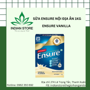 Ensure Vanilla - Sữa Ensure Vanila nội địa Ấn Độ hộp giấy 1kg