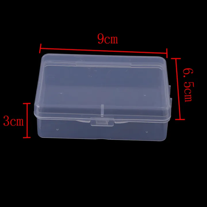 Kada GUDE001 9cm*6.5cm*3cm Transparent Plastic Storage Box Clear Square ...