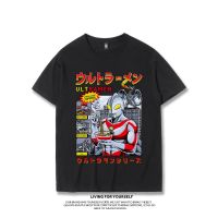 ?พร้อมสำหรับการจัดส่ง? รุ่นแรก Tiga Ultraman เสื้อยืด little monster ญี่ปุ่น spoof retro ins tide ยี่ห้อ joint หลวมผ้าฝ้ายแขนสั้นผู้ชาย_05 ลายสวยใส่สบาย?