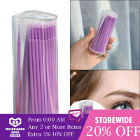 CUTICATE 100PCS Eyelash Cotton Swab Disposable for Eye Makeup