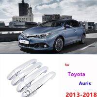 ชุดปลอกที่จับประตูชุบโครเมียม ABS สำหรับ Toyota Auris E180แฮทช์แบค (AU) Scion Im 2013 ~ 2018อุปกรณ์เสริมรถยนต์มีสไตล์2014