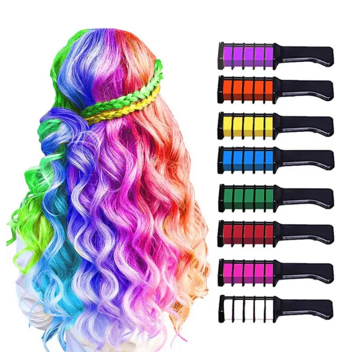 Hair Chalk Hair colour dye Instant colorful Root Coverage Hair Color Modify Cream Stick Cover Up | Lazada PH Hair Chalk Hair colour dye Instant colorful Root Coverage Hair Color Modify Cream Stick Cover Up | Lazada PH
