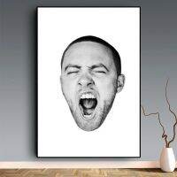 อัลบั้มยอดนิยม Mac Miller ปกเพลงฮิปฮอปแร็พภาพผ้าใบศิลปะติดผนังงานปริ๊นท์ผ้าใบและศิลปะพิมพ์บนผนังสำหรับห้องนั่งเล่นกรอบด้านใน1ชิ้น