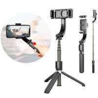 ??New?ไม้เซลฟี่ระบบกันสั่นGimbal Stabilizer L08 ของแท้ 100%!กันสั่นสำหรับมือถือขาตั้งกล้อง ด้วยรีโมทควบคุมบลูทู