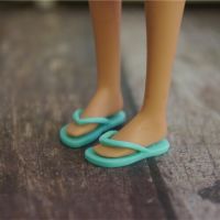 【Hot-Selling】 Toy Shoy &amp; Stationers 1/6รองเท้าผ้าใบแฟชั่นรองเท้าส้นแบนรองเท้ารองเท้าลำลองหนังรองเท้าส้นสูง Sepatu untuk Barbie