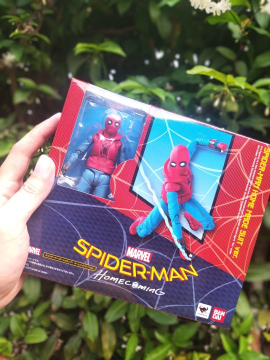 ?GIÁ HỦY DIỆT? Mô Hình Người Nhện Spider Man Homemade Suit Homecoming SHF  . Figuarts Full Box 