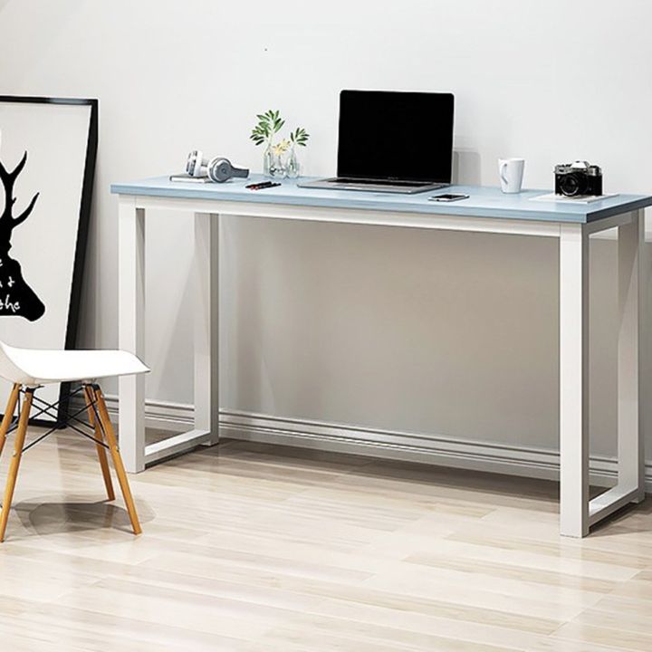 โปรโมชั่น-คุ้มค่า-โต๊ะทำงาน-โครงเหล็ก-โต๊ะเขียนหนังสือ-โต๊ะบาร์-140x40x73-ซม-รุ่น-n235-สีไม้อ่อน-ขาขาว-สีฟ้า-ขาขาว-สีขาว-ขาขาว-ราคาสุดคุ้ม-โต๊ะ-ทำงาน-โต๊ะทำงานเหล็ก-โต๊ะทำงาน-ขาว-โต๊ะทำงาน-สีดำ