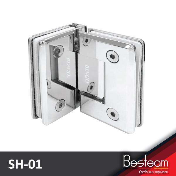 Bingo Sh Stainless Steel Shower Hinge Glass To Glass Lazada