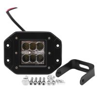 Car Headlights 18W Led Double Row Work Light Headlights For SUV ORV Modified Components Bumper Lights