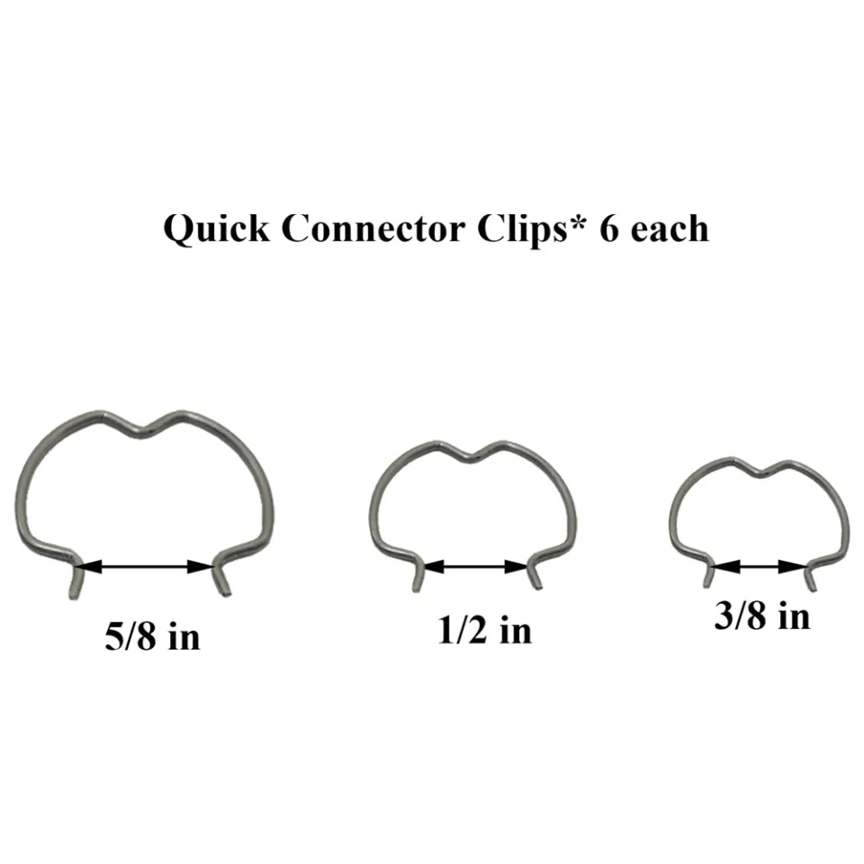 18Pcs Transmission Line Clips 800-801 Quick Connector Clip Durable