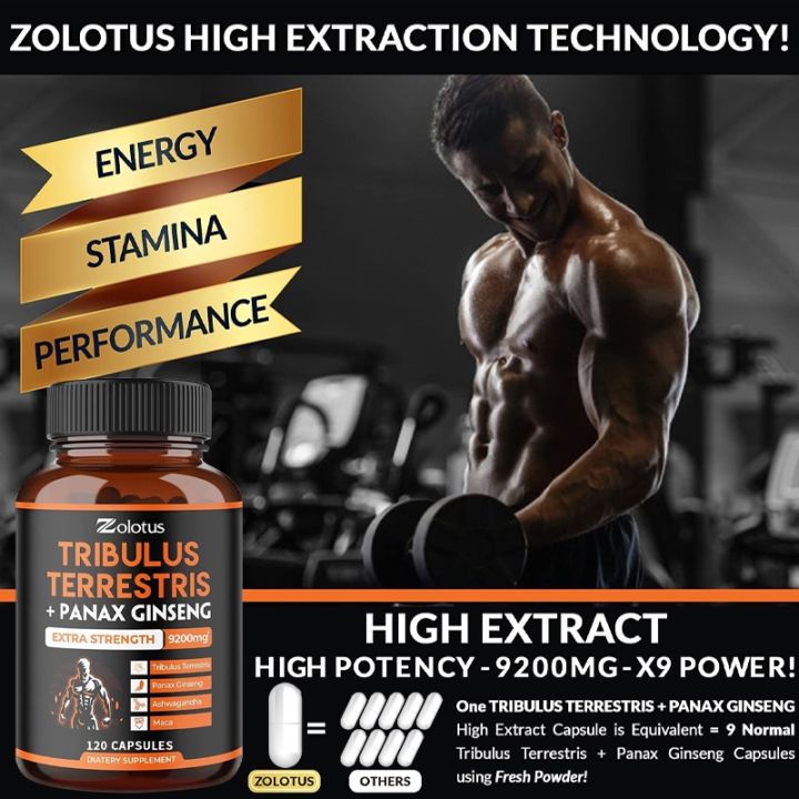 ของแท้-tribulus-terrestris-9200-mg-zolotus-mens-health-สมุนไพรโคกกระสุน-บำรุงสุขภาพผู้ชาย-ราคาถูก-ส่ง