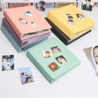 PU Leather Photo Card Macaron Binder 3 Ring A5 Glitter Cover Kpop Photo Album Photocard Collect Book Binder Can be Installed  Photo Albums
