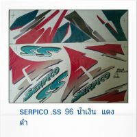 ? ราคาถูกที่สุด? สติ๊กเกอร์SERPICO. SS 96 ##อุปกรณ์มอเตอร์ไชค์ ยานยนต์ ครอบไฟท้าย ครอบไฟหน้า อะไหล่รถ อุปกรณ์เสริมมอเตอร์ไชค์ สติกเกอร์ หมวกกันน็อค