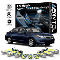 Aenvtol LED โคมไฟภายใน CANbus สำหรับ Honda Accord 7 8th Civic EG EK 3D 4D 5D 10th Fit JAZZ Insight 2003 2008 2010 2014 2015 2011