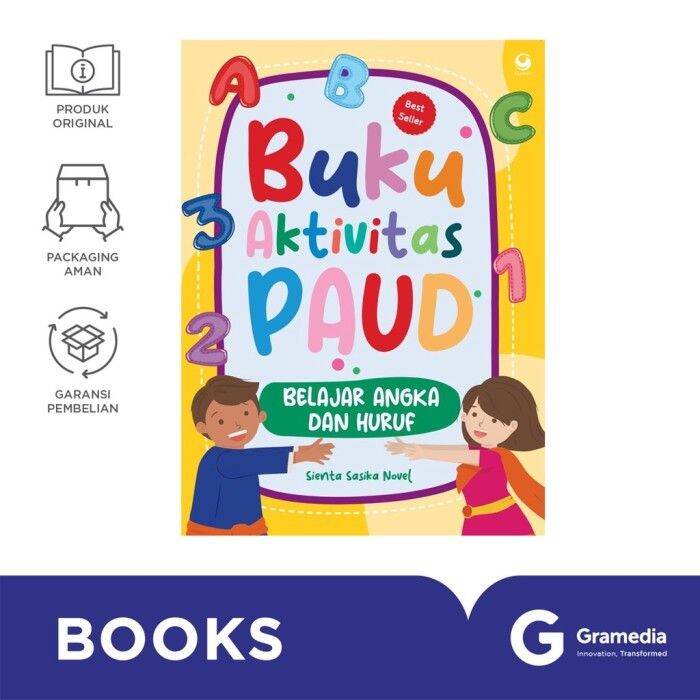 Buku Anak -Buku Aktivitas PAUD Belajar Angka Dan Huruf Ed Revisi ...