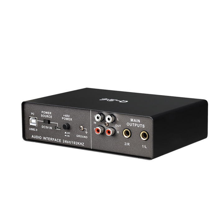 new-teyun-q-24-audio-interface-2-in-4-out-sound-card-with-monitoring-electric-guitar-live-recording-professional-sound-card