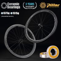 RYET Carbon Wheelset Brake Bicycle Rim Road Wheels V Brake Clincher Tubless Bike Wheel Set With Hub Ceramic Pillar 1423 2015