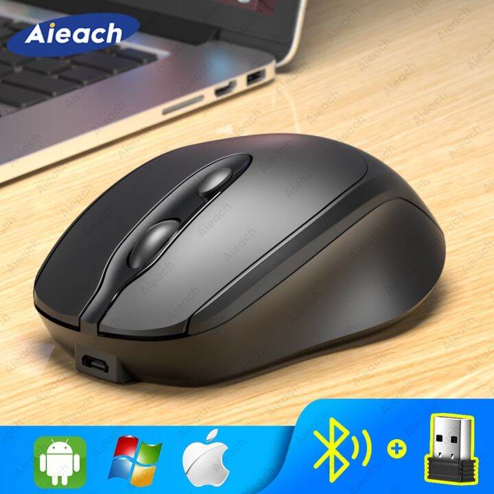 aieach-rechargeable-wireless-bluetooth-mouse-silent-wireless-comput-mous-usb-ergonomic-gamer-mouse-for-computer-laptop-macbook