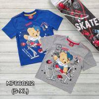 เสื้อยืดหมี  สำหรับเด็กชาย6-12ปี สินค้าพร้อมส่ง MF660212 (S-XL)