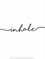 ❆♠ Inhale Exhale สไตล์นอร์ดิก Art ฟิล์มพิมพ์ผ้าไหมโปสเตอร์ Home Wall Decor 24x36inch