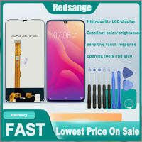 Redsange จอแอลซีดีไอพีเอซต้นฉบับ6.3นิ้วสำหรับ Vivo Y97 V1813A V1813T/Z3i/V11i ชิ้นส่วนจอสัมผัสแอลซีดีของเครื่องแปลงดิจิทัล1806สำหรับ Vivo Y97 Z3i หน้าจอแสดงผล V11i