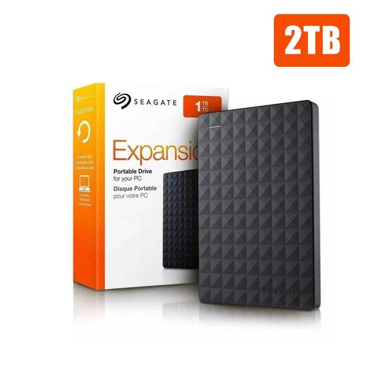 External Hard Drive, Portable Hard Drive, USB 3.0 Data Cable, 2TB