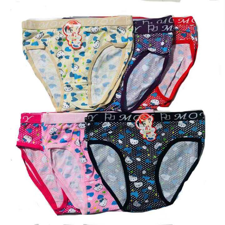 Panty for girl kids 6-9years old 12pcs /pack | Lazada PH