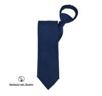 Giorgio Del Sarto Adults Zipper Tie-G Navy Blue ไทซิป เนคไทสำเร็จรูปสีกรม น้ำเงิน