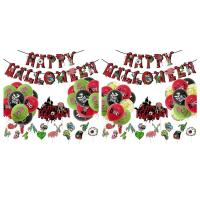 Halloween Party Banners Exquisite Banner Balloon Decor for Halloween Party Multifunctional Halloween Background Layout Banner Reusable Halloween Decoration Banner Set for Indoor clean