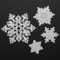 4ชิ้น/เซ็ต Schneeflocke Schneiden Weihnachten Metall Schneiden Stirbt Schablo