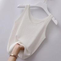 Tank top womens sleeveless thin style with summer outerwear t-shirt