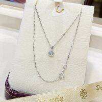 Princely Everyday Diamondจี้เพชรพร้อมสร้อยคอ18k Made in Italy