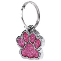 Pet Collar Tag Pet Dog Cat ID Multicolor Pet Mini Foot Fashion Pendant (Random Color)