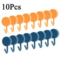 10Pcs Adhesive Wall for Door Hanger Non-marking Household Hanging Hooks