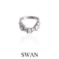 SWAN - Ava Ring แหวนเงินแท้ ฝังเพชรคิวบิกเซอร์โคเนีย cubic zirconia